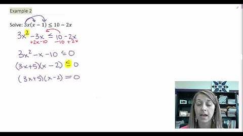 3.5.2: Steps to Solving Polynomial Inequalities using a Quadratic Polynomial Example