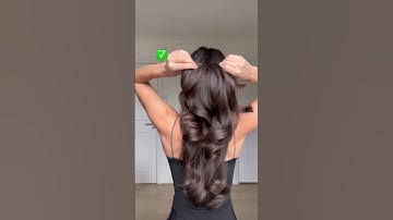 Half pony volume hack #hairstyle