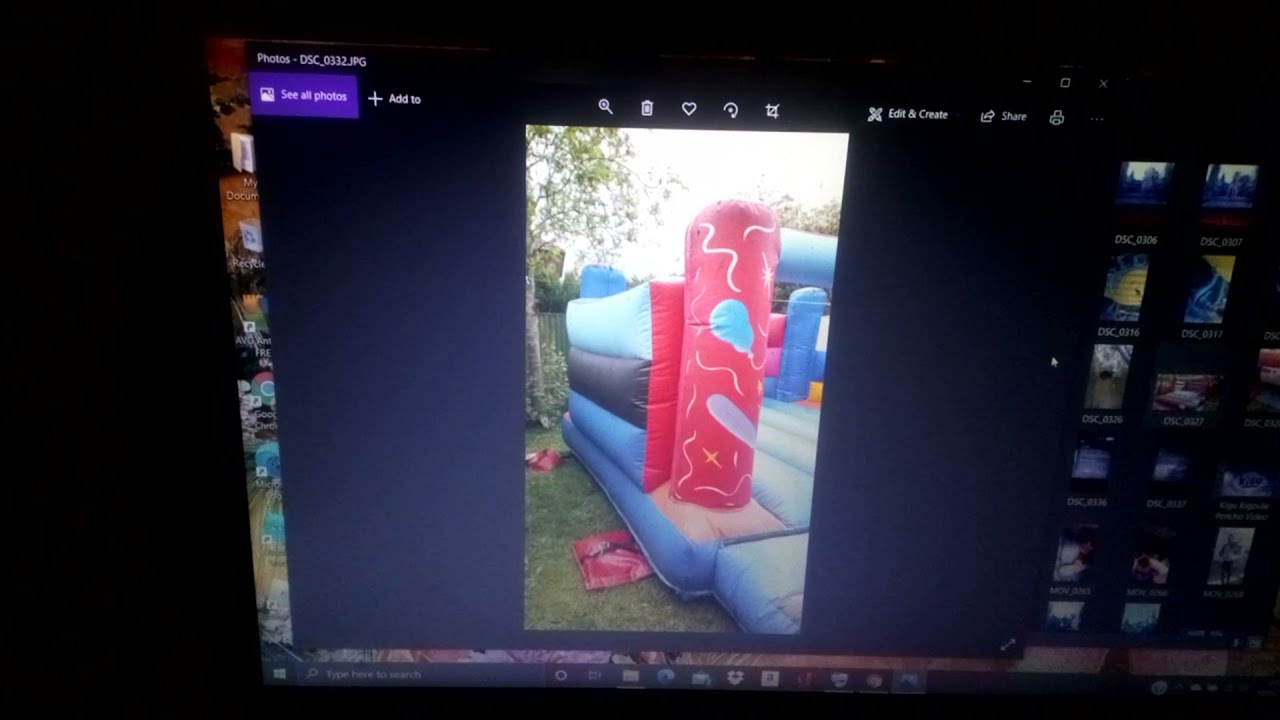 Pictures Of The Bouncy Castle From My Back Garden Review