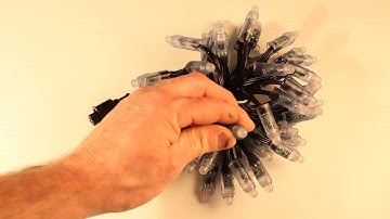 Smart / Pixel RGB LED Node 8mm/12mm / 12v / 2811 / 50 Node String / 3" Spacing / Waterproof