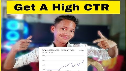 how to increase CTR on YouTube 2021 ! 2 Steps Only  ! Impression Click Through Rate