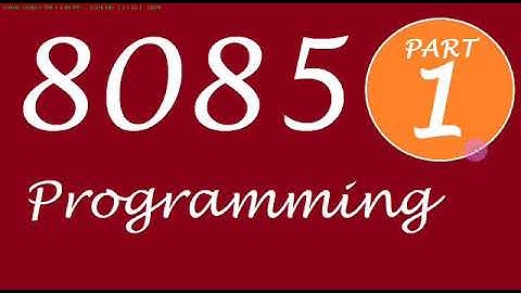 01  Installing GNU 8085 Microprocessor Simulator 8085 Microprocessor Programming