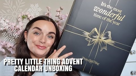 PRETTY LITTLE THING £60 ADVENT CALENDAR UNBOXING|IS THIS WORTH IT??