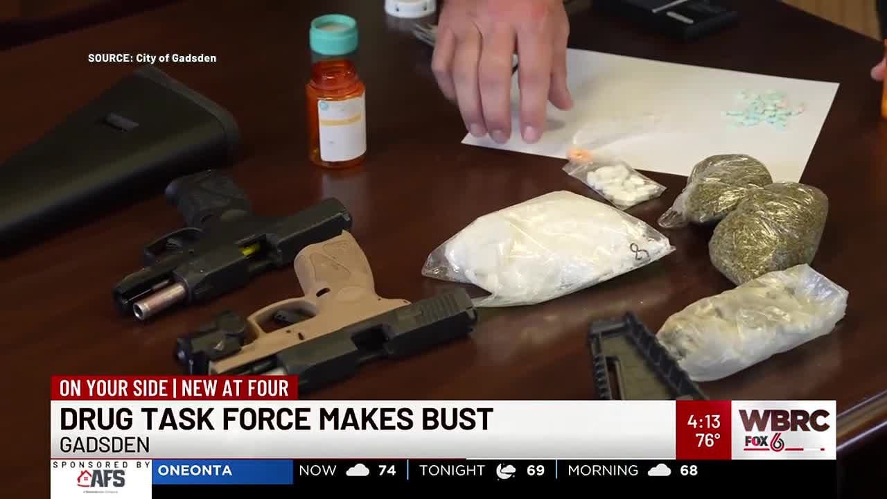 Gadsden drug task force bust - YouTube