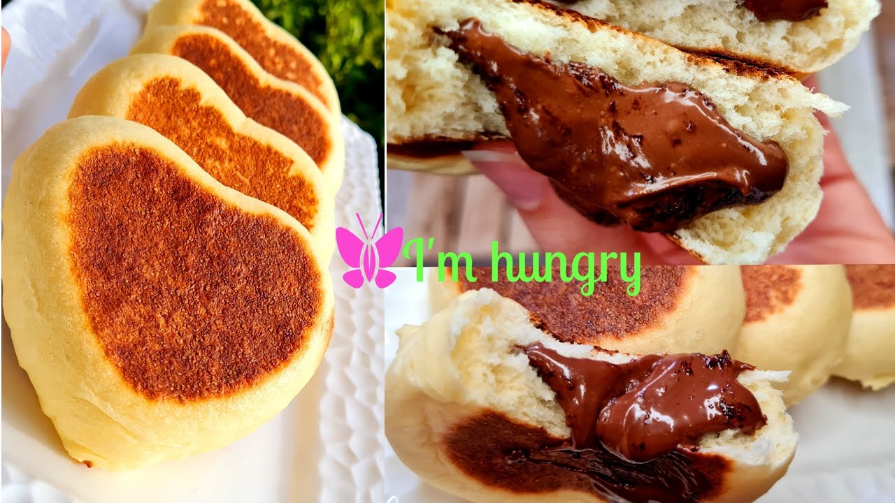 بريوش المقلاة بدون فرن ولا قليbrioche à la poêle sans four ni friture Brioche without oven or frying