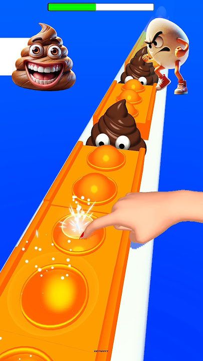 POOP vs EGG! The Craziest 3D ! 🤣💩🥚 Pop Runner 3D Fun #gaming #shorts #shortfeed #viralshorts