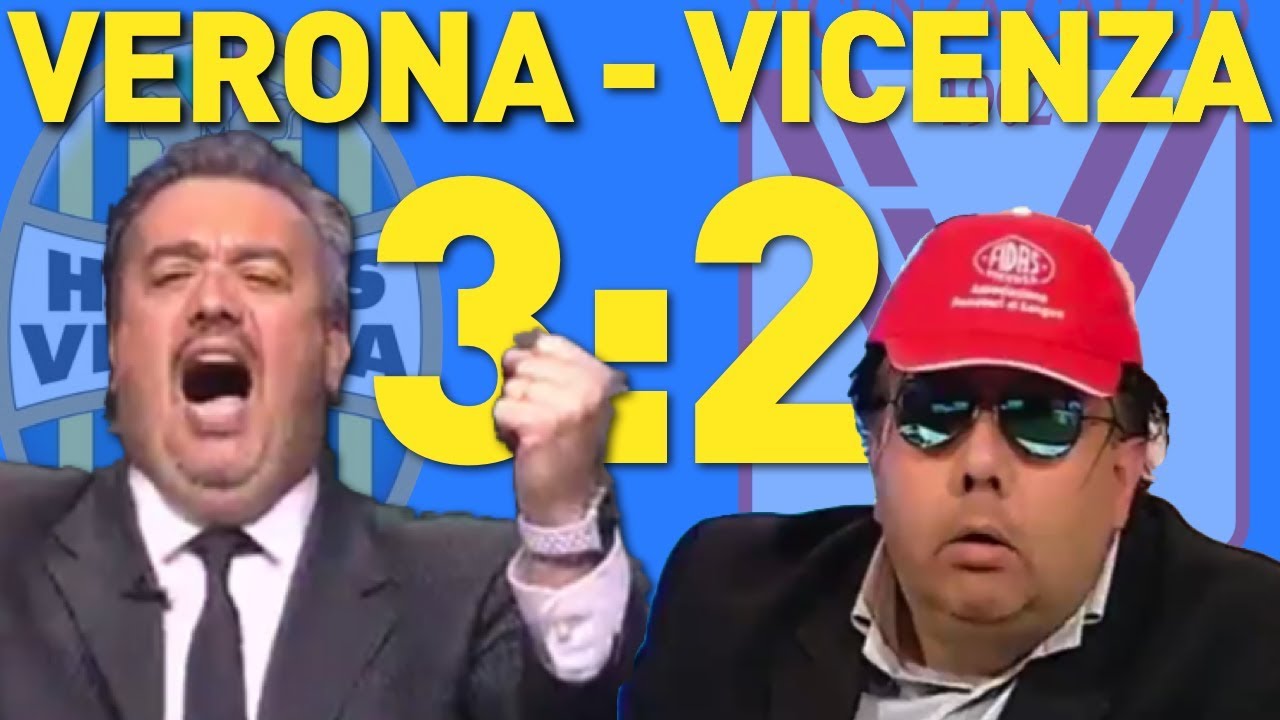 Verona - Vicenza 3:2 - Derby 2017 - Gol e Commenti - Telenuovo Verona @gianlucavighini - TVA Vicenza