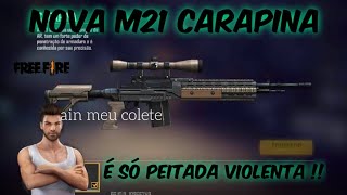 FREE FIRE - Nova arma M21 Carapina