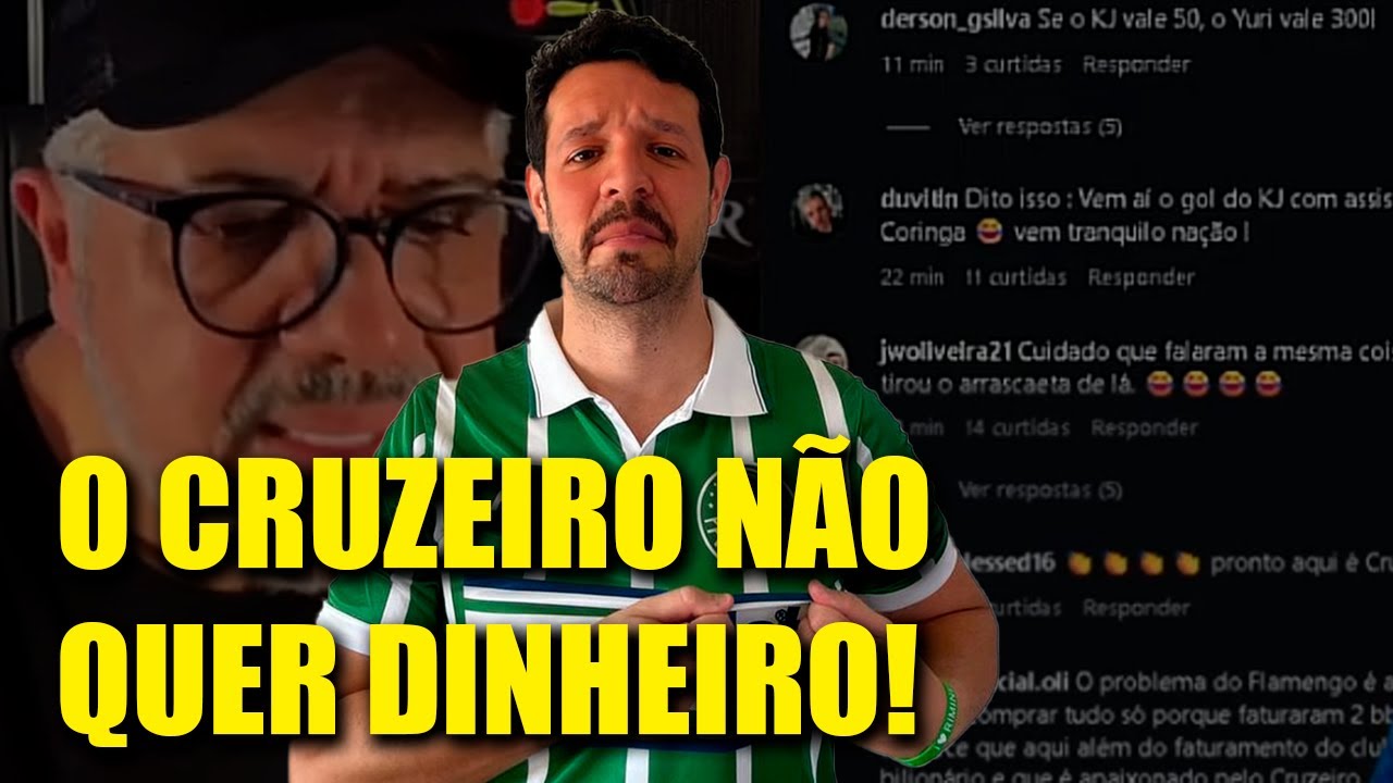 FLAMENGO QUER KAIO JORGE E TORCIDA DO CRUZEIRO SE REVOLTA!