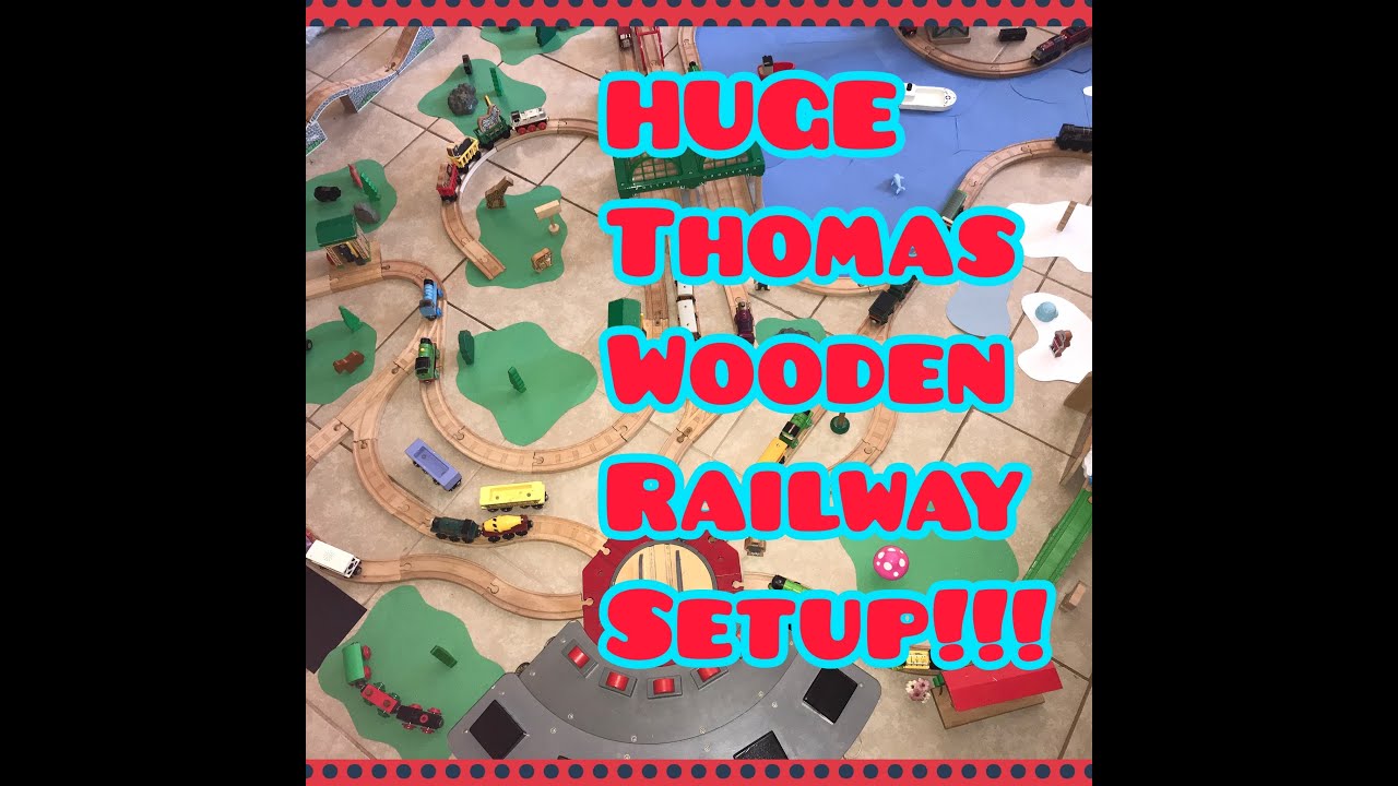 Thomas the Tank Engine Wooden Railway Setup - YouTube