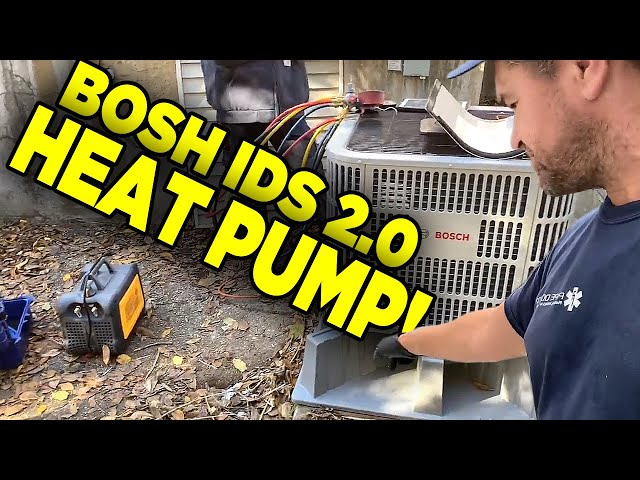 BOSCH IDS 2.0 Central Heat Pump 20 SEER With A-Coil - 2/3 Ton - 1Click  Heating & Cooling