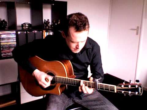 Acoustic guitar original in Open D tuning