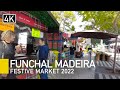 Funchal in Winter, Madeira, Portugal 2022 | Festive Market Walk 2022