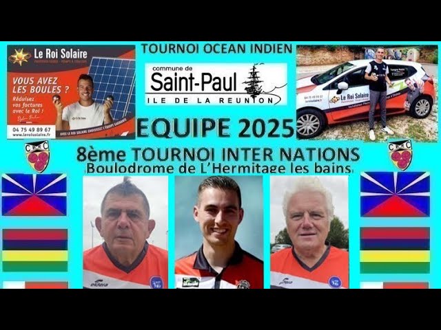 Miniature : QUART DE FINALE 8è Tournoi Inter Nations Petanque 2025