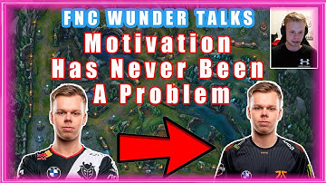 FNC Wunder Motivation Has Never Been A Problem
