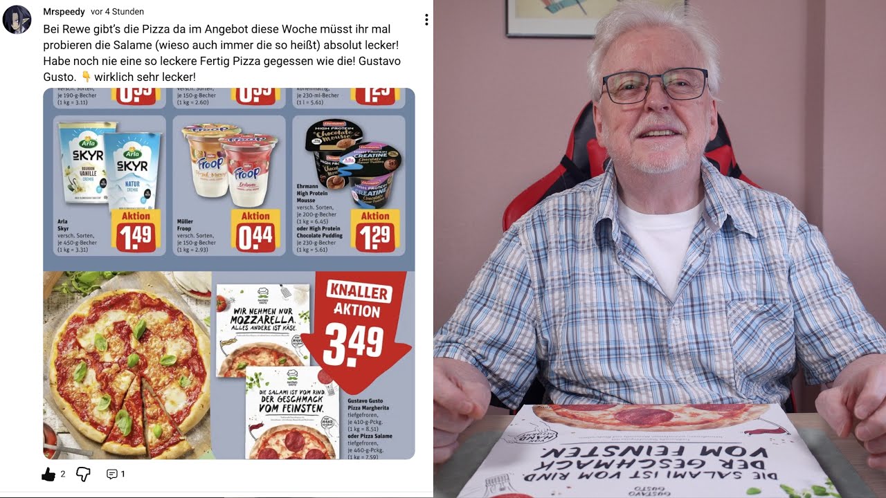 Pizza Salami von Gustavo Gusto - Fertiggericht TK