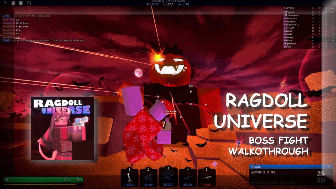 Ragdoll Universe | Boss Fight Walkthrough | Arcadeog - YouTube