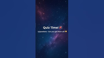 5-Question General Knowledge Quiz 🔥 #Shorts