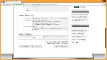 Ordering Prime Web Hosting from A2Hosting.com