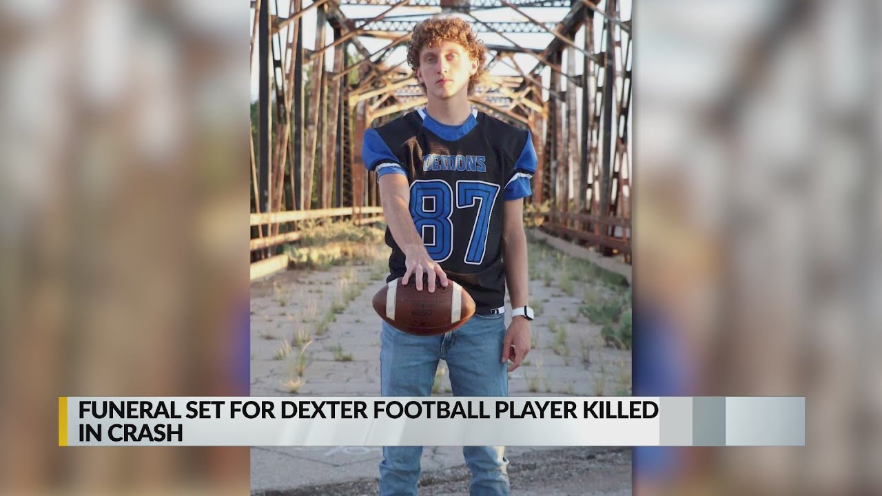 Funeral service set for Dexter football player killed in crash YouTube