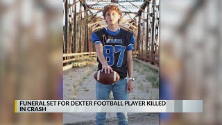 Funeral service set for Dexter football player killed in crash