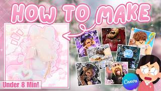How to Make a Roblox GFX in 8 Minutes! (Easy Canva Tutorial)