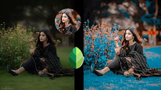 How to edit photo in snapseed and lightroom without