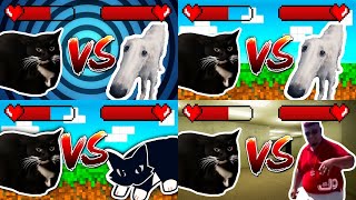 Maxwell Cat Against Everyone! Full Collection Maxwell Cat vs Borzoi Dog