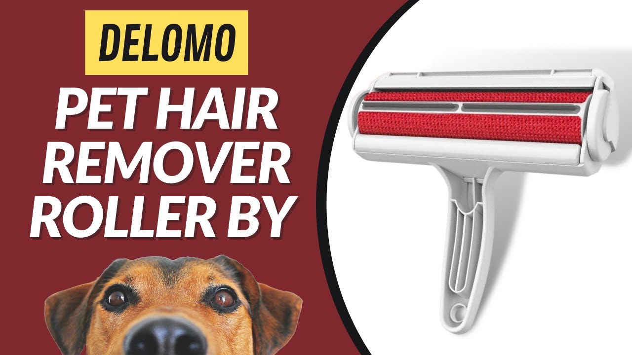Pet Hair Remover Roller by DELOMO 