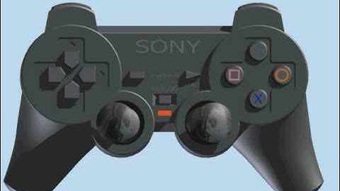 PS2 Controller (Autodesk Inventor)