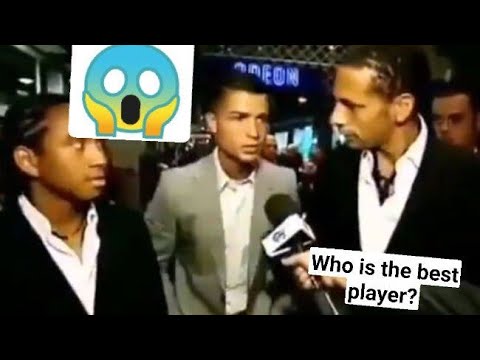 Ronaldo Reveals His Pick for the Greatest Football Player of All Time!😱