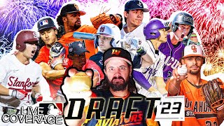 2023 MLB DRAFT LIVE COVERAGE! ROUNDS 1-2 With HIGHLIGHTS \& Analysis