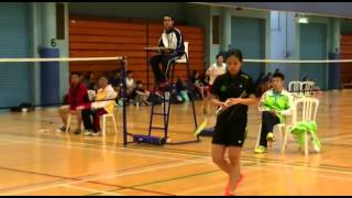 第五屆全港運動會女子羽毛球團體賽：葵青區 VS 灣仔區 20150503-2