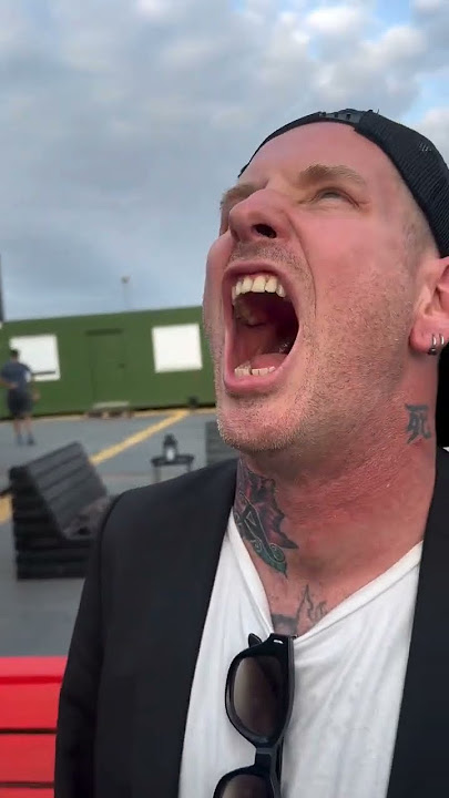Corey taylor warm ups #slipknot #metal #shorts