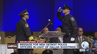 Detroit Police Chief James Craig speaks following Dallas shootings