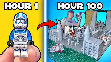 I Built a HUGE LEGO Clone Base in 100 Hours...