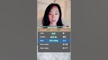 Question words in Chinese you may want to know part 2 #mandarin #learningchinese #mandarinteacher