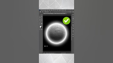 How to Create 3D Moon in Photoshop #photoshop