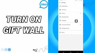 How To Turn On Gift Wall On Imo App