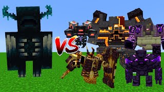 Warden Vs L_Ender's Cataclysm Bosses  Minecraft Mob Battle