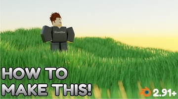 How to make a Grassy Scene in Blender! - 2.91