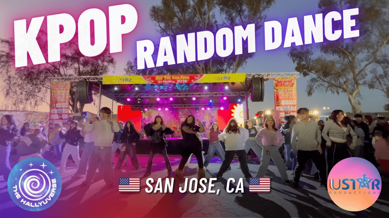 🇺🇸 Kpop Random Play Dance in the San Jose at Lunar New Year Tet