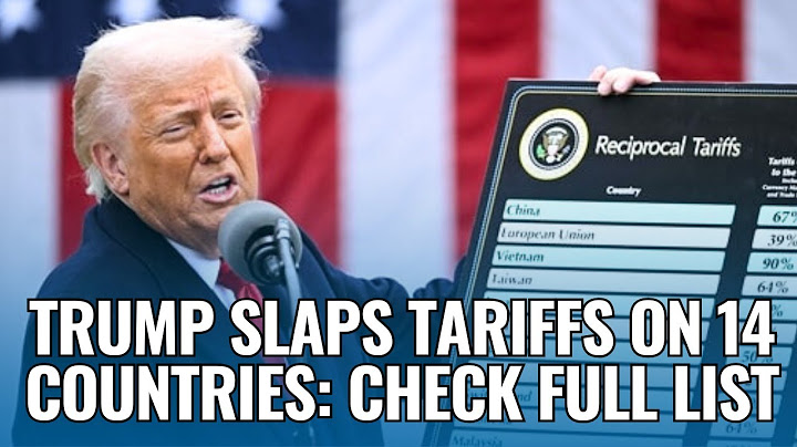 Trump Slaps 40% Tariffs on Myanmar, Laos; 14 Nations Targeted, Check Full List | US Trade War