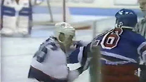 Joey Kocur KO's Mike Eagles