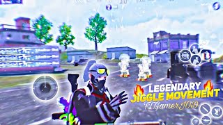 LEGENDARY🔥JIGGLE MOVEMENT 🥶IN T1 LOBBY 🖤 PUBG MOBILE LITE COMPITATIVE MONTAGE 💕