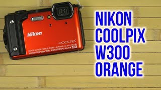 Фотоаппарат Nikon Coolpix W300 Orange (VQA071E1) купить на ROZETKA