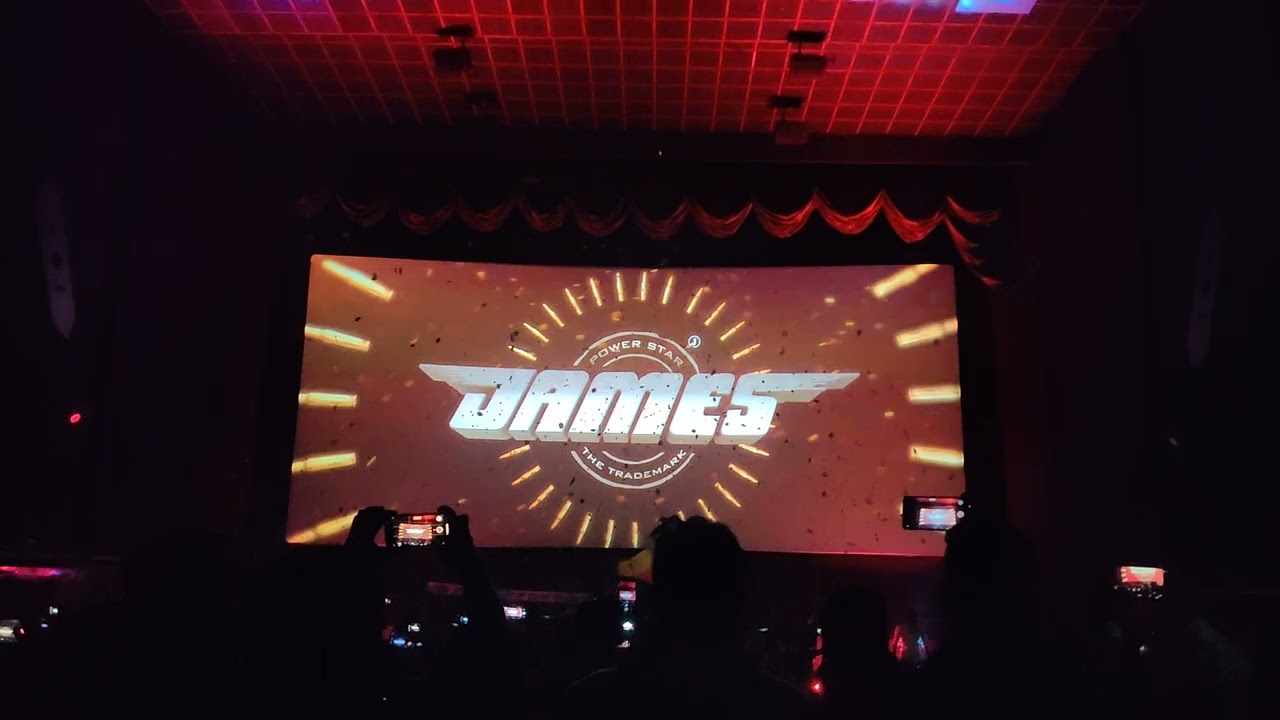 James - Fan Show Theatre Response🔥 | Dr. Puneeth Rajkumar | Appu♥️