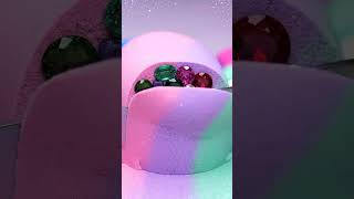 ASMR Cream Slice | What’s Inside the Layers?#asmrslice #satisfyingloop #visualasmr #geminside #viral
