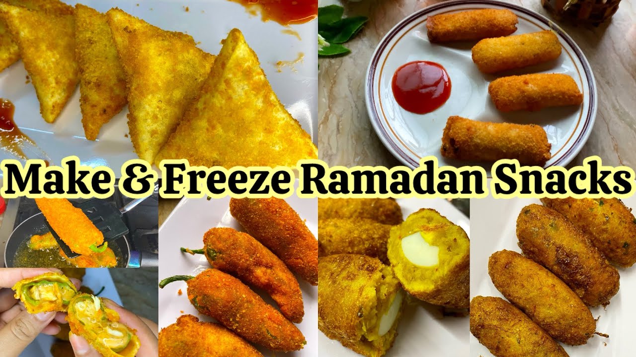4 Make and Freeze Ramadan Snacks , Lowbudget Iftar Recipes , Ramadan ...