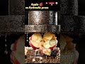 Hydraulic Press vs Apple 🍎💥 | Satisfying Crush Experiment #shorts